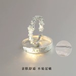 雪花情侣戒指男女款一对戒小众高级感设计送情人节生日礼物批发